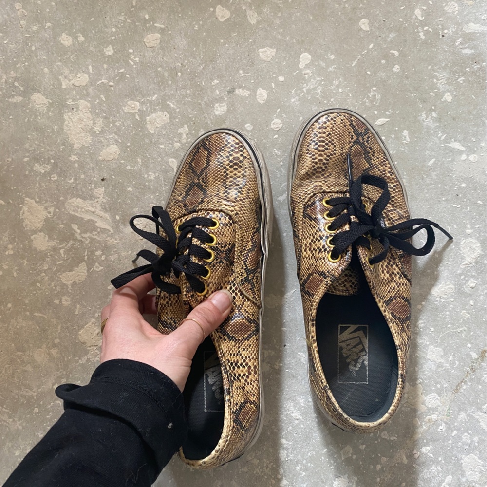 Low Top Snake Python Vans - image 3